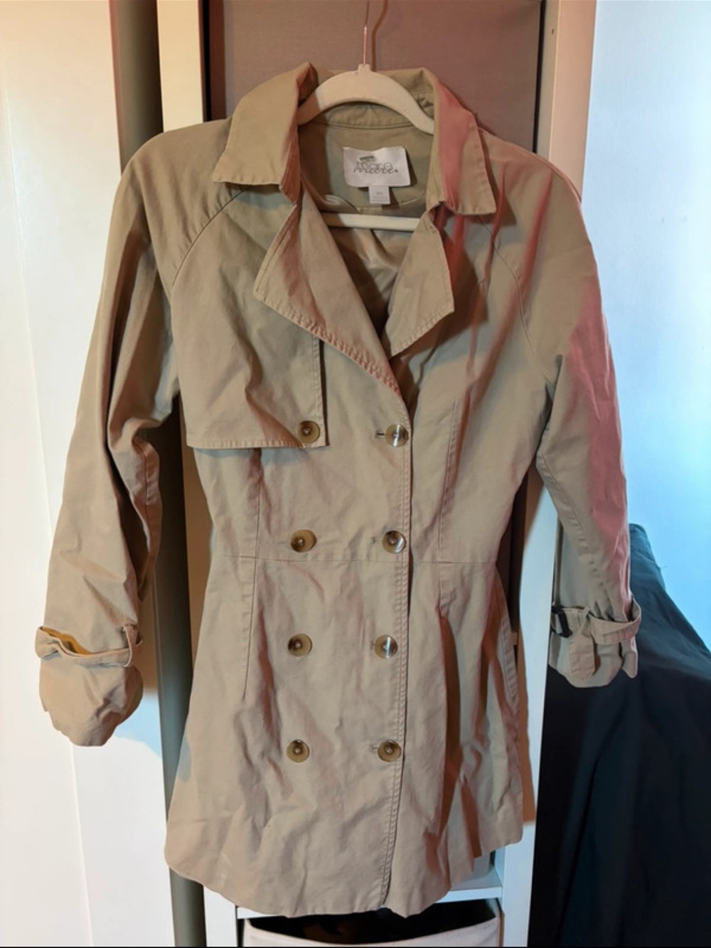 MareMare Anthropologie Women's Trench Coat - Lightweight